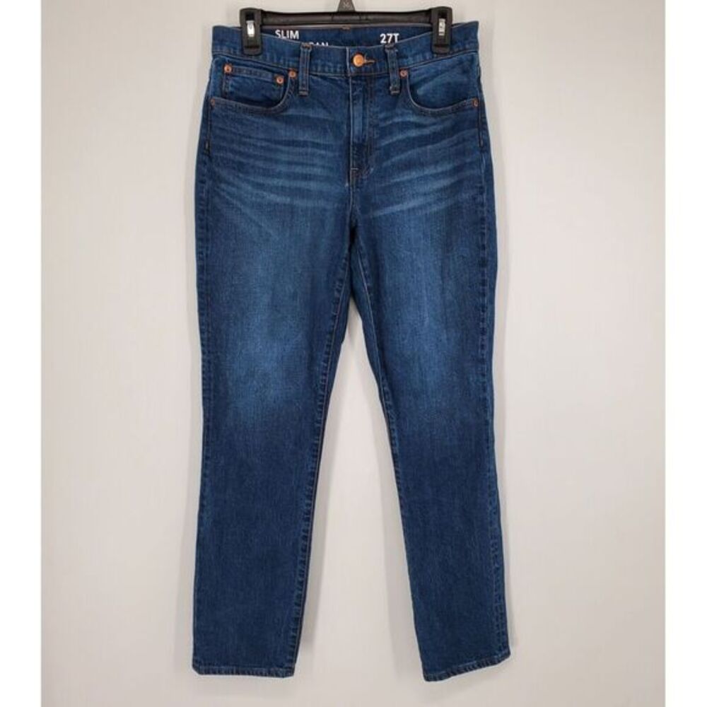 Women's J. Crew Slim‎ Boyfriend Jeans Size 27 Tall AT967